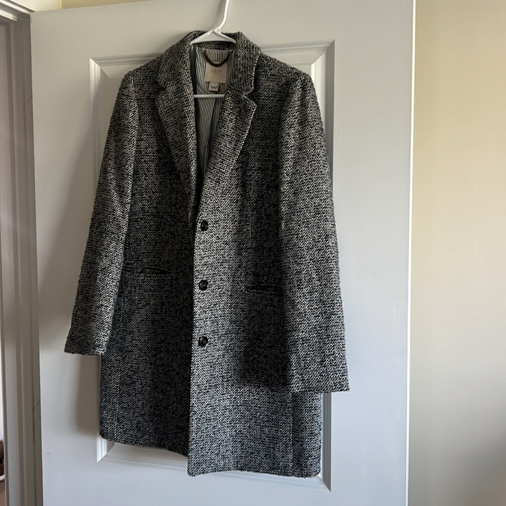 Gray J. Crew Pea Coat